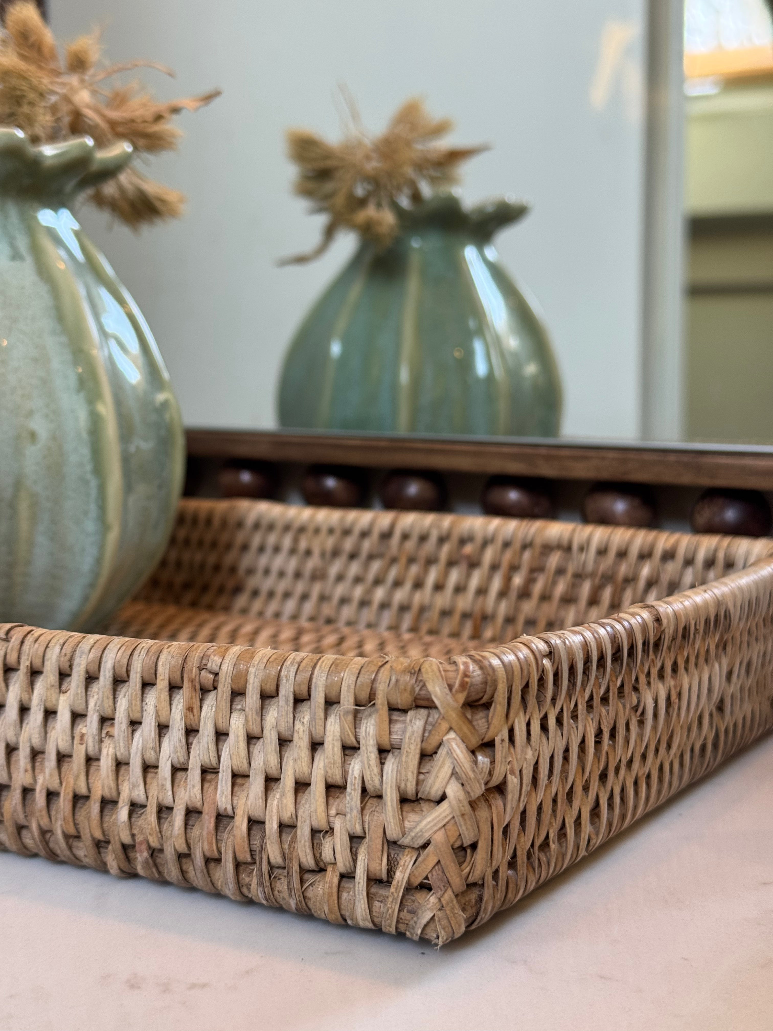 Handwoven Rattan & Tactile Textiles - AtHolm
