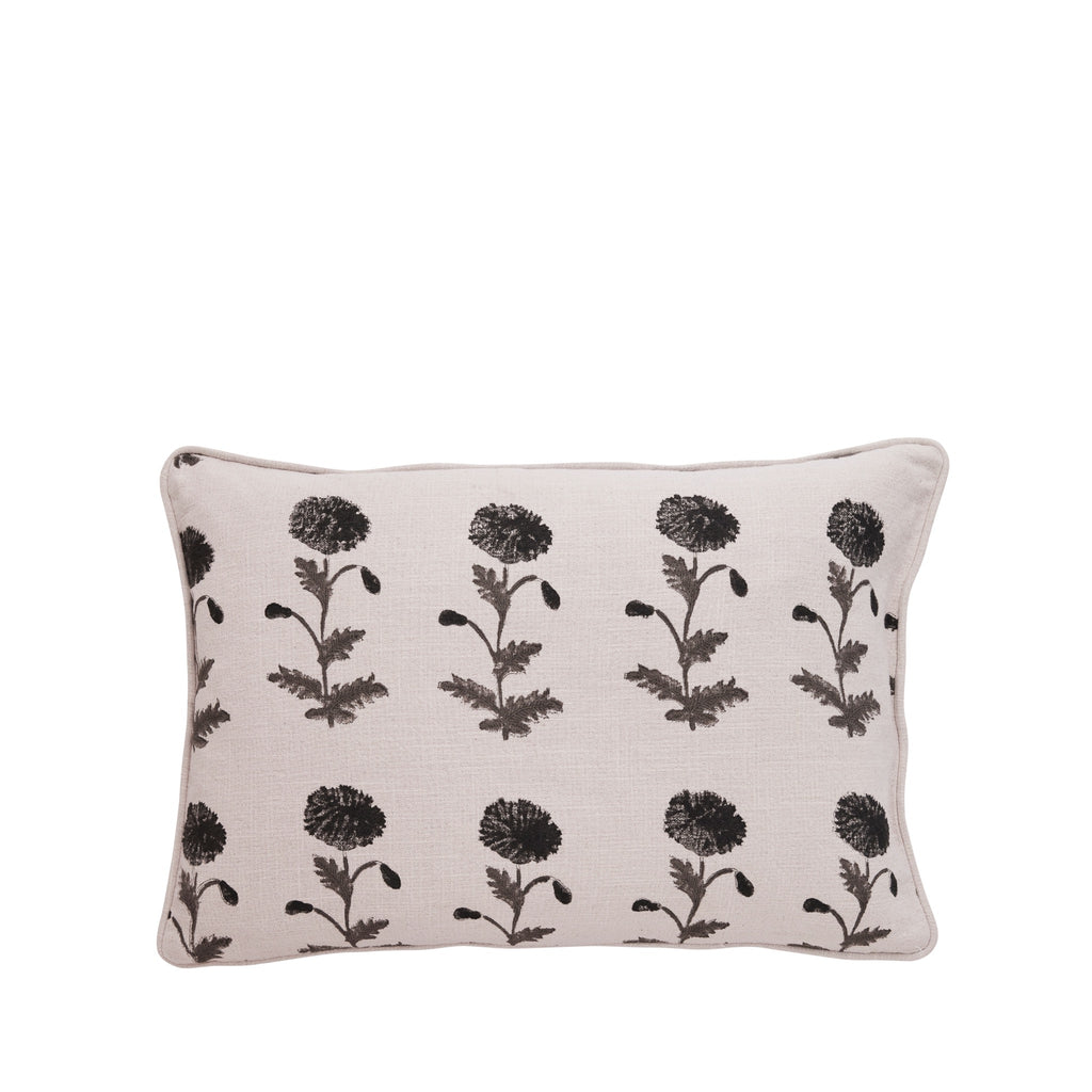 Cream Floral Cushion Cover