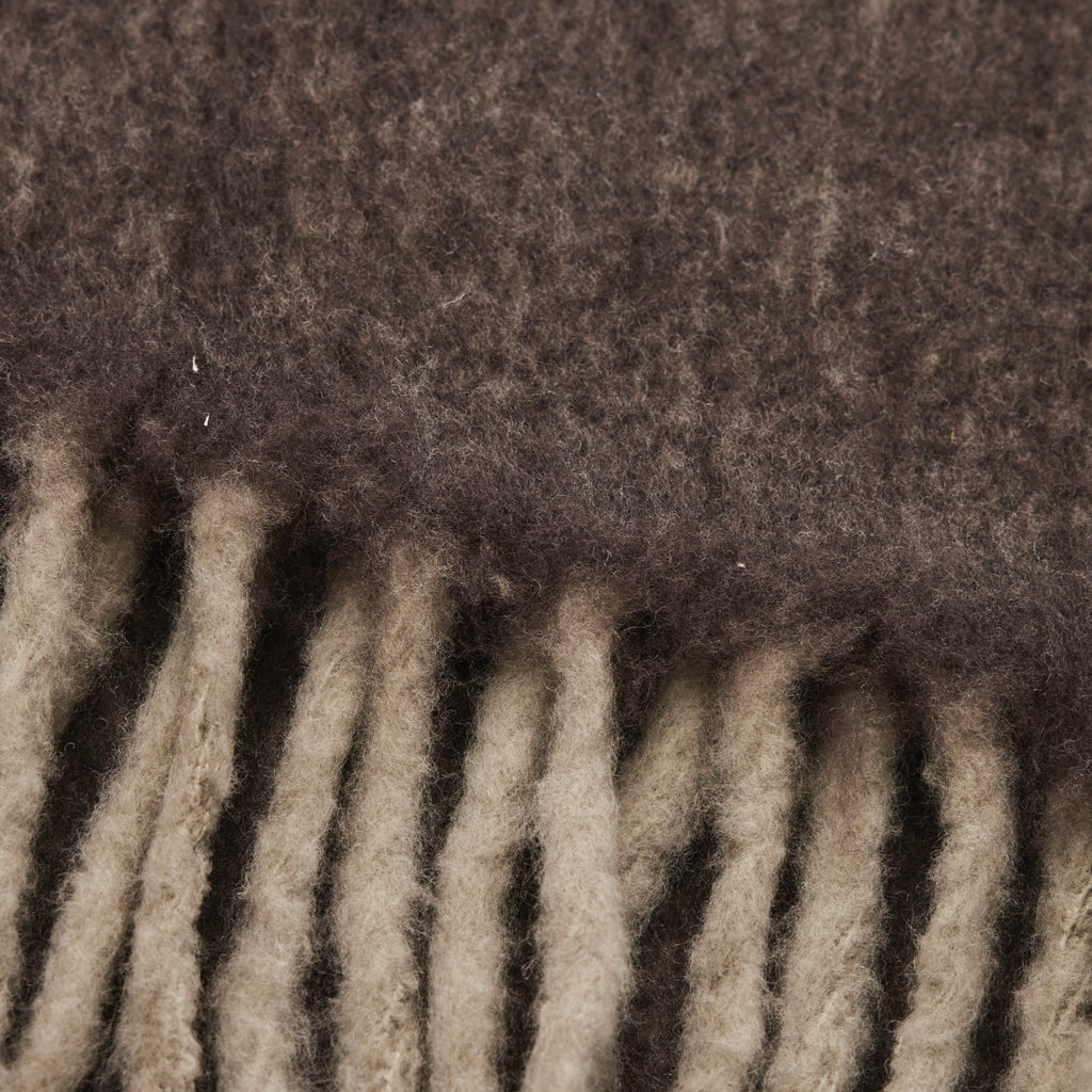 Brown Wool Throw
