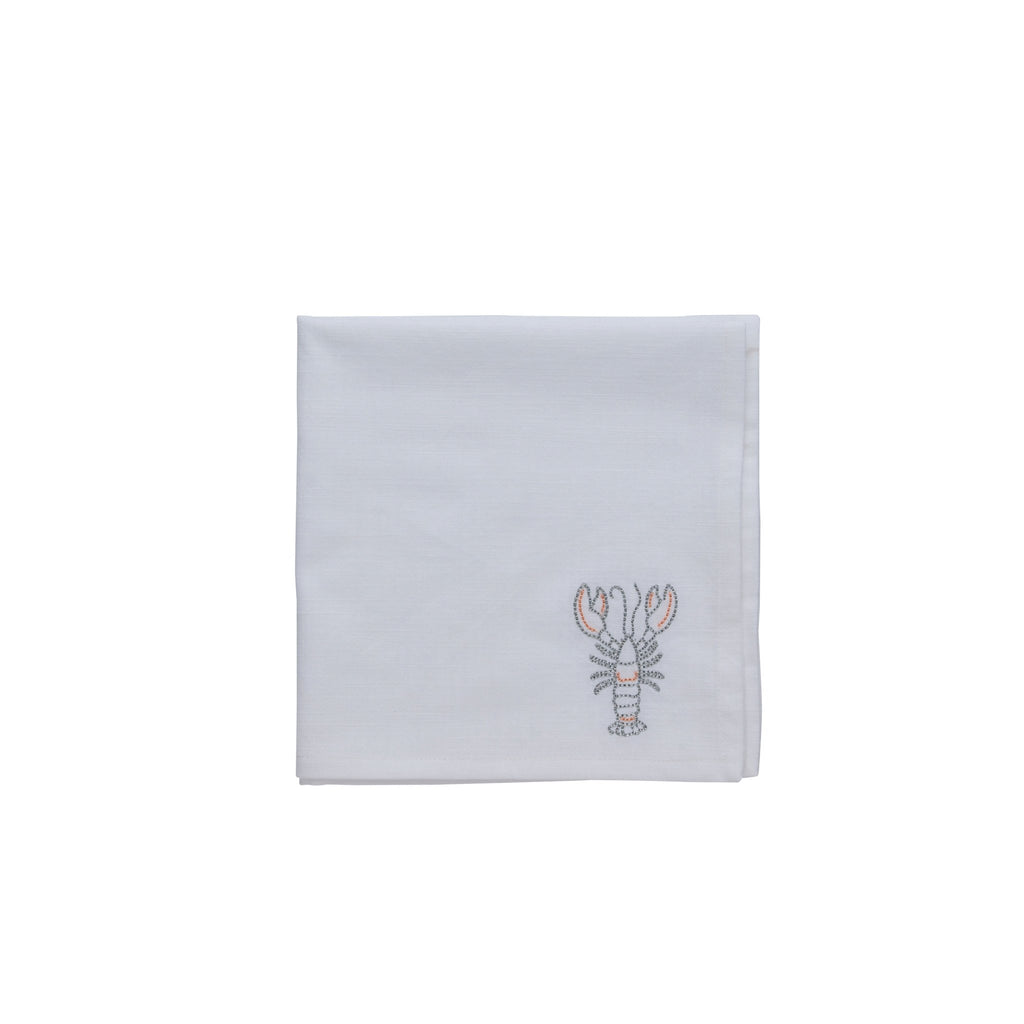 Lobster Print Cotton Napkin - AtHolm