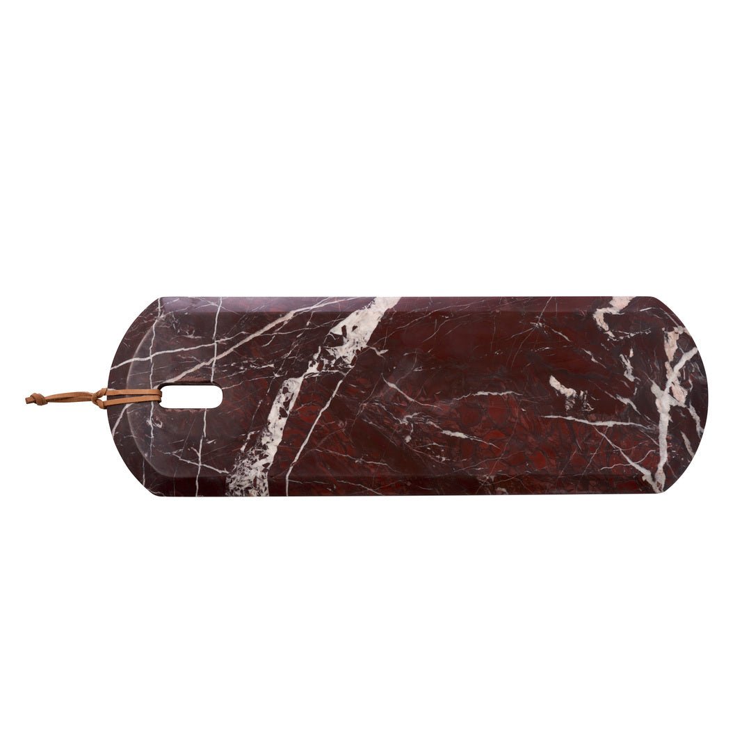Deep Red Marble Chopping Board - AtHolm