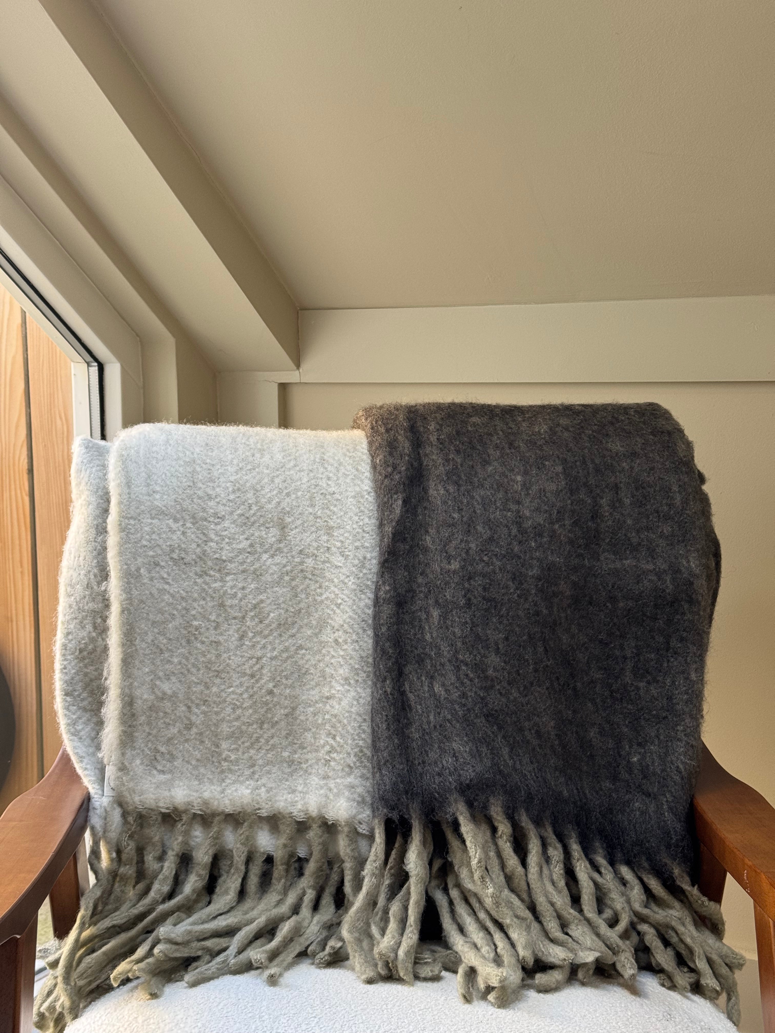 Brown Wool Throw