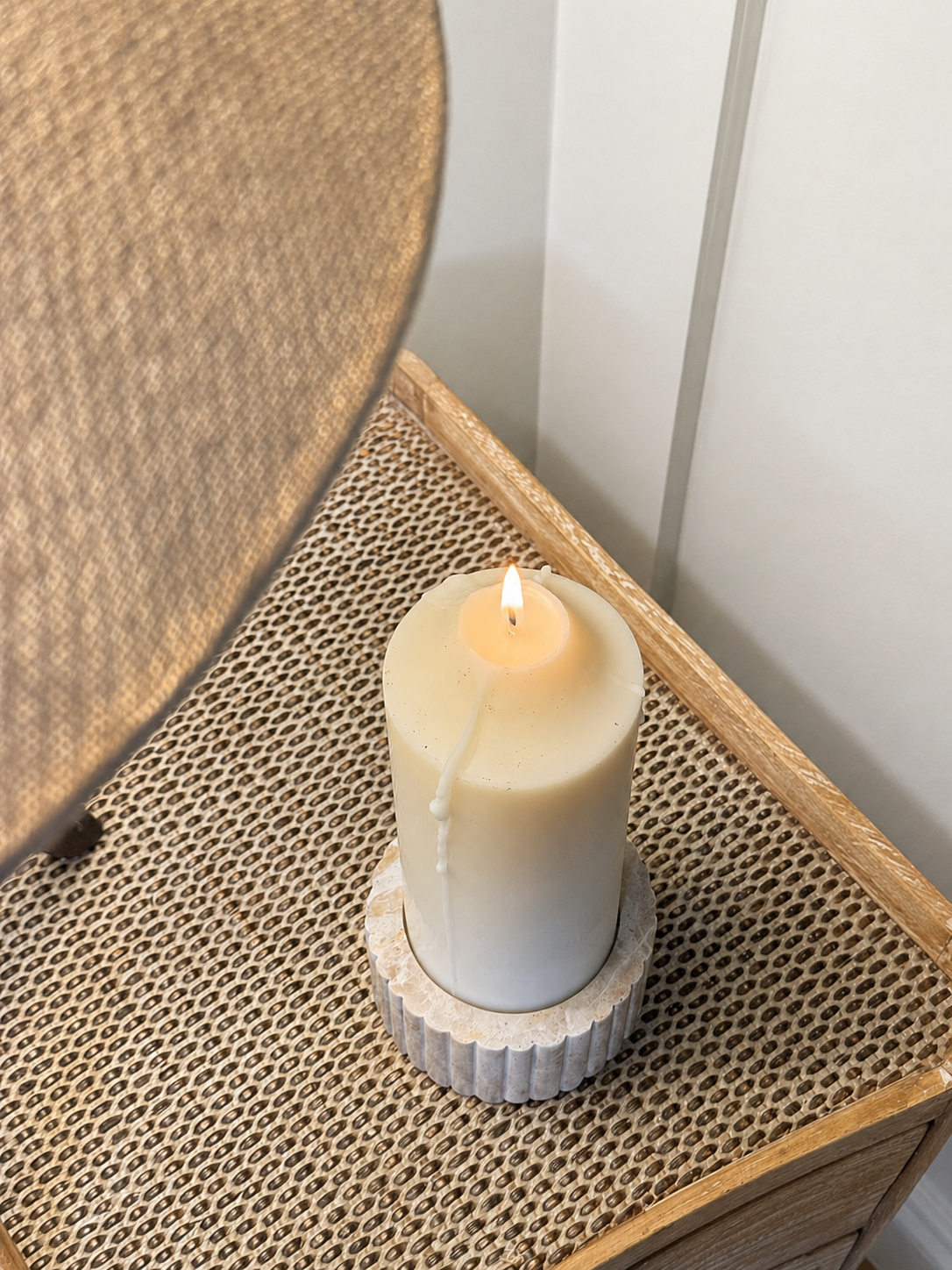 Marble Candlestick Holder