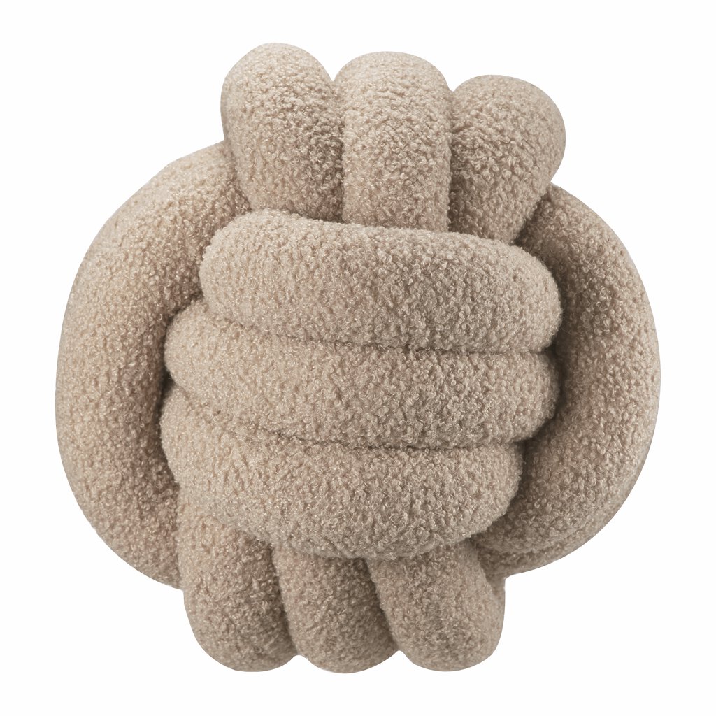 Beige Knot Cushion