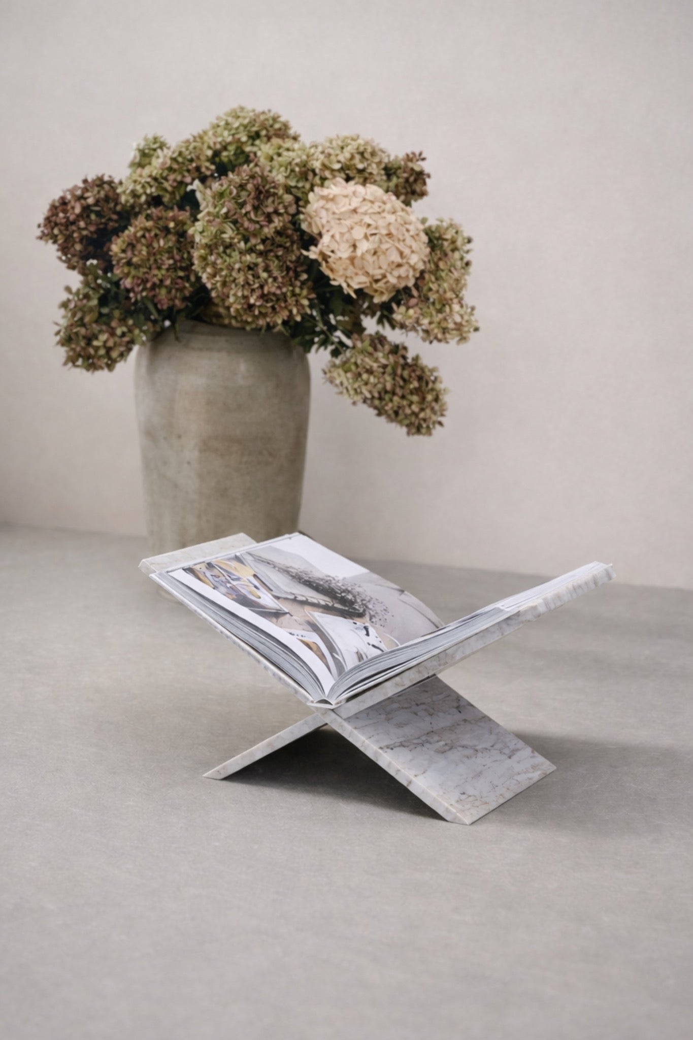 Marble Magazine Holder